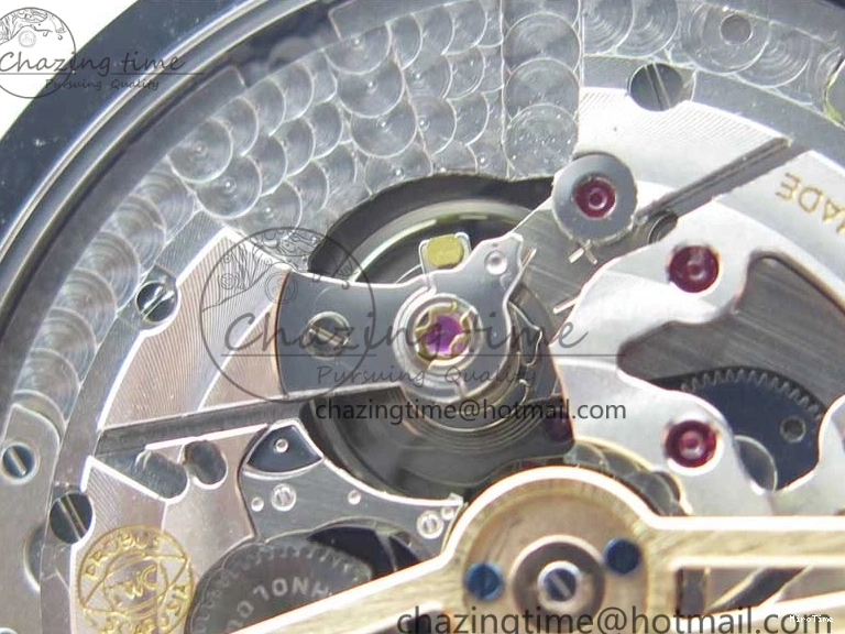 MIROTIME 0128 Portugieser Perpetual Calendar IW503406 V9F 1:1 Best Edition Silver Dial on Black Leather Strap A FastDry 7115